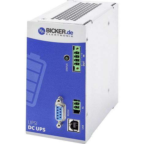 Bicker Elektronik UPSI-2406DP1 Onduleur (ASI) industriel - Installation (rail DIN) Y165072 (1/3)
