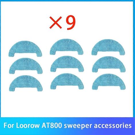 9 Cloth pour Loorow AT800 Robot Aspirateur Accessoires (1/5)