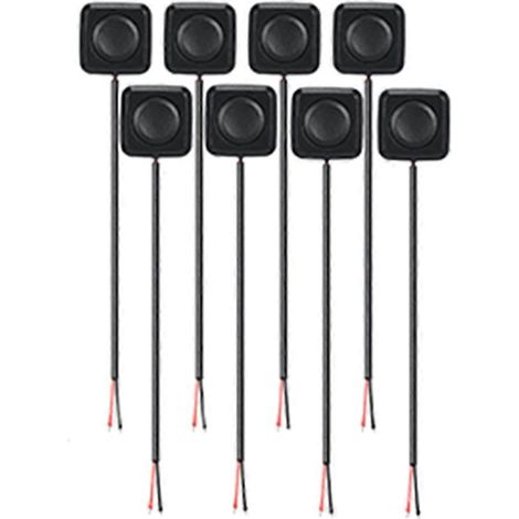 Lot de 8 mini-interrupteurs momentanés marche/arrêt 12 V/24 V, montage en surface, installation facile pour expériences électroniques. (1/5)