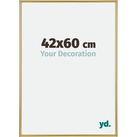 yd. - Cadre photo 42x60 - Or - Plastique - Annecy