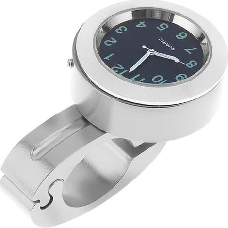 SABIR-Horloge de guidon pour moto, mini-horloge pour moto, accessoires moto, horloge numérique à fixer sur le guidon 7/8 (1/5)