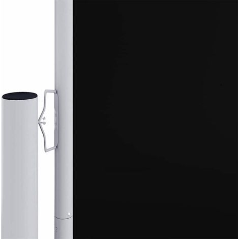 Maison Exclusive - Seitenmarkise Ausziehbar Schwarz 180x1200 cm (1/5)