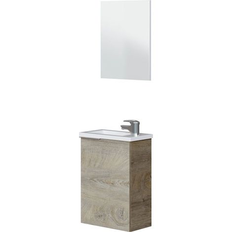 ONDEE - Lavamanos HALE - 40cm - Madera - Melamina - Entregado en kit (1/10)