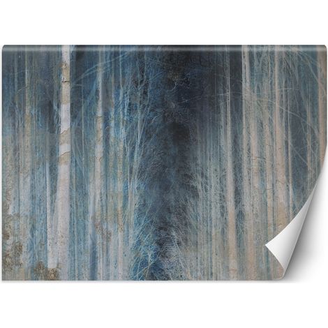 Fototapete 3D Wald Bäume Natur 200x140 cm (1/5)