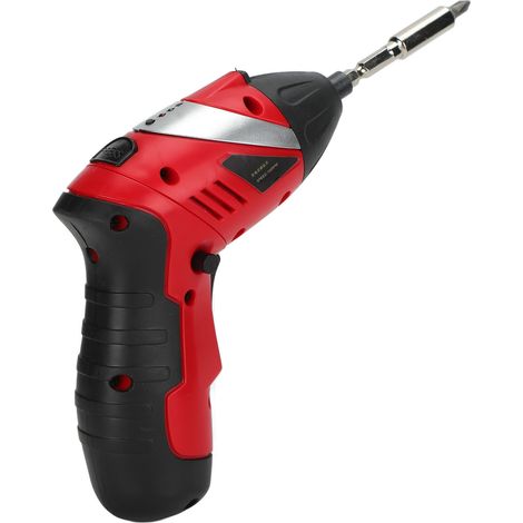 Visseuse perforatrice sans fil à batterie lithium, set 8 douilles 35 embouts, boîtier rangement, 190 tr/min, 3 N.m, bricolage maison (1/5)