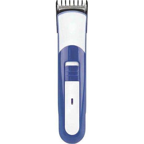 Tondeuse cheveux - AVIZAR - 3W Rechargeable - 15,5 cm - Acier inoxydable - Blanc/Bleu