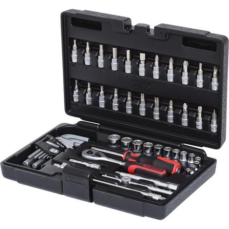 KS Tools 1/4 Steckschlüssel-Satz, 51-tlg (1/4)