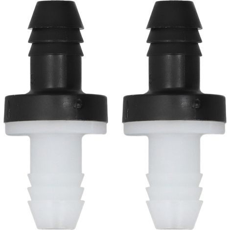 Lot de 2 clapets anti-retour 3/8 po (10 mm) en plastique, unidirectionnels, pour compresseur d'air, pompe d'aquarium, carburant, gaz ou liquide (CDAV6)