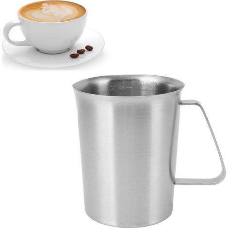 Messbecher, Latte-Art-Kaffeetasse, 500 ml (1/5)