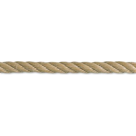 Bobine de Corde en Polypropylène Torsadée 2 T Ø 12 mm x 75 m Beige
