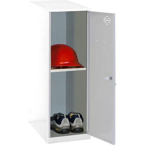 Simonrack Mini-Schrank weiß mit grauter Tür 91,5x50x30 cm
