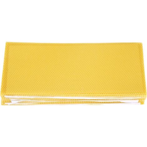 30 fogli di miele d'api/Base per arnia in cera/Favoi per miele cerati/Attrezzatura per apicoltura/Favoi per api/Telaio per miele/Fondali per celle Rite (1/4)