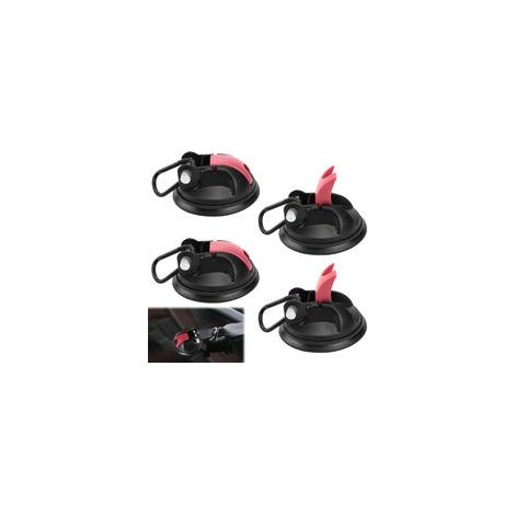Crochets à ventouses, lot de 4, kit de camping à ventouses, crochets à ventouses extra-résistants, ancrage à ventouses, capacité de charge de 35 kg, pour camping, caravanes, auvents, camping-cars, car (1/5)