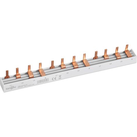 4P 12 Voie Peigne Electrique 63A Peigne de Raccordement Universel 230V/415V, Applicable Disjoncteur et Tableau Electrique (1/5)