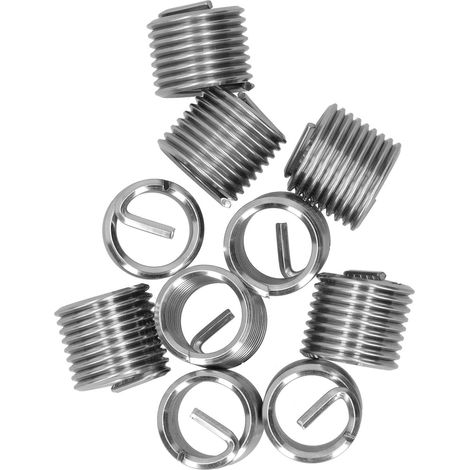 Lot de 10 inserts filetés mâles et femelles réducteurs, outil de réparation, fixation en acier inoxydable M18x2,51,5D (1/5)