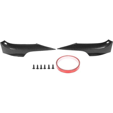 Compatible avec le spoiler/splitter/bande de protection inférieure de pare-chocs avant style fibre de carbone pour les modèles Coupé BMW Série 3 E92 M Sport 2006-2010. (1/5)
