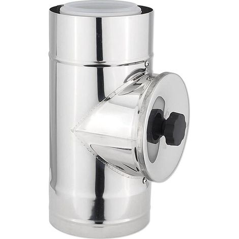 Rohr konz. + Prüföff. DM 80/125 Edelst.
