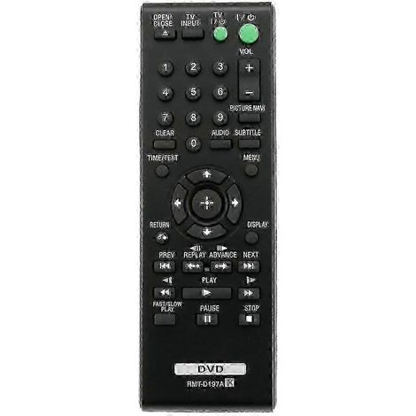 Télécommande RMT-D197A pour lecteur CD/DVD Sony DVP-SR510H, DVP-SR210P, DVP-SR510, DVP-SR210, DVPSR510H, DVPSR210P, DVPSR510, DVPSR210 (Édition 0724) (1/3)