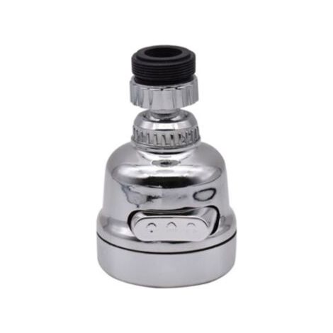 Embout de cuisine Super Jetto Aérateur de robinet Embout robinet universel de cuisine avec rotation 360 Economiseur d'eau Avec 2 modes d'écoulement Jet puissant/perle Installation (1/5)