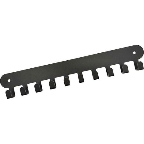 Wandhaken aus Eisen für Handtücher, Schlüssel und Mäntel (10 Haken) (1/5)