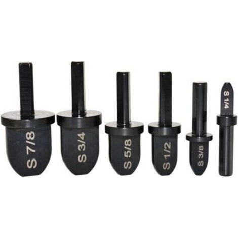 Lot d'outils avec embouts de perage + extension de tubes en cuivre pour visseuse ou perceuse, set de forets pour outil presser, 6 pices (1/5)