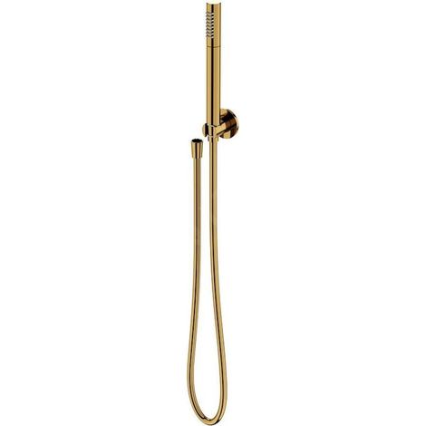 Cersanit Inverto - Set de pommeau de douche, support et flexible, doré S951-400 (1/2)