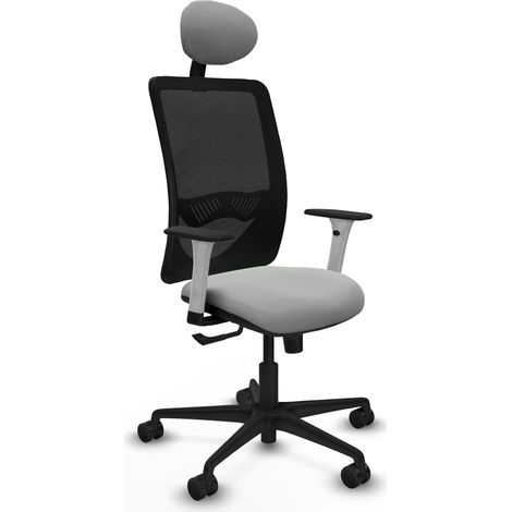 Silla de oficina piqueras y crespo Zulema blanco respaldo fijo (1/2)