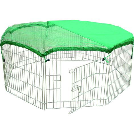TrendLine Freigehege für Kleintiere 60x60 cm, 8 Teile Laufstall Freilauf Gehege (1/3)