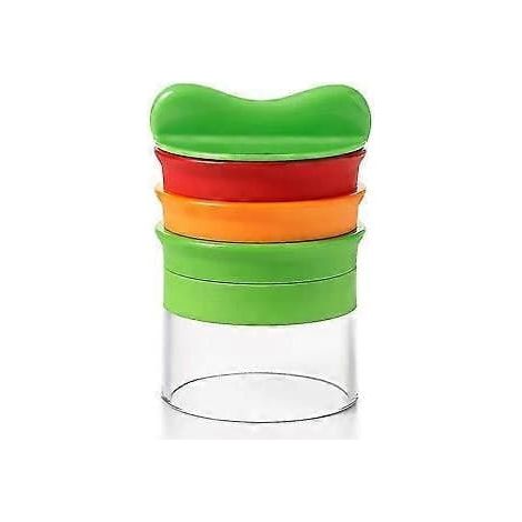 Spiraliseur manuel à 3 lames pour légumes, tête de protection et poignée antidérapante, multicolore (1/5)