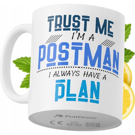 Lustige Kaffeetasse mit witzigem Textdesign für Postboten – ideal für Geburtstage, Namenstage und Feiertage. Hochwertige Tasse für besondere Anlässe, ob zu Hause, im Büro oder bei der Arbeit. Farbe: W