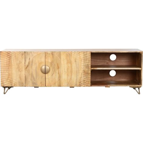 Mueble Tv Mango Metal 160X40X50 Mandala Natural (1/5)