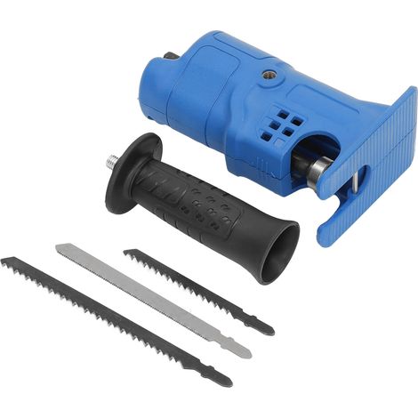 Adaptateur de scie alternative pour perceuse avec kit de 3 lames Kti pour bois et métal