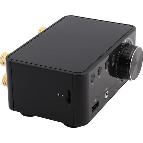 Carte d'amplificateur audio numérique Hi-Fi Bluetooth 5.0 avec lecteur de carte mémoire, 50 W x 2 stéréo. (1/5)