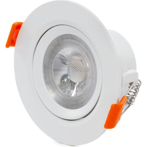Riflettore Downlight Circolare LED 7W 630Lm 6000ºK 40.000H [LM-4203-CW] (1/5)