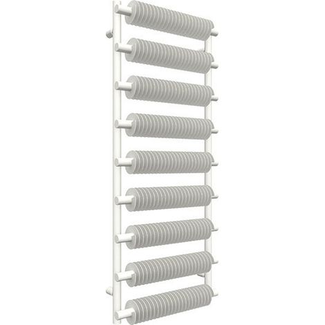 Scaldasalviette ad acqua calda 930mm di altezza e 600mm di larghezza -  Watt - RIB930/600TSXB