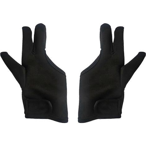 Attelle de coiffeur, gants de coiffure à trois doigts, attelle épaisse pour fer à friser