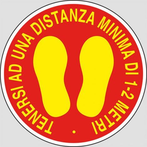 ETIC.ADES D.20CM TENERSI A DIST. DI 1-2MT