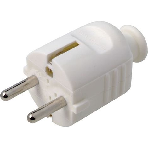 Ficha Macho 2p+t 10/16a Blanco Blíster - Perfil