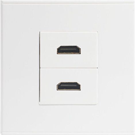 Prise murale de Type 86, HDMI, câble réseau pour télévision numérique, haute définition