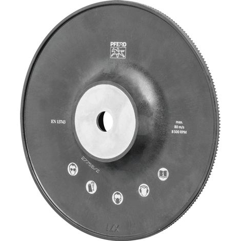 PFERD TOOLS Hochleistungs-Stützteller mit Spannmutter Ø 180 H-GT180 M14 für Winkelschleifer 180 (1/3)
