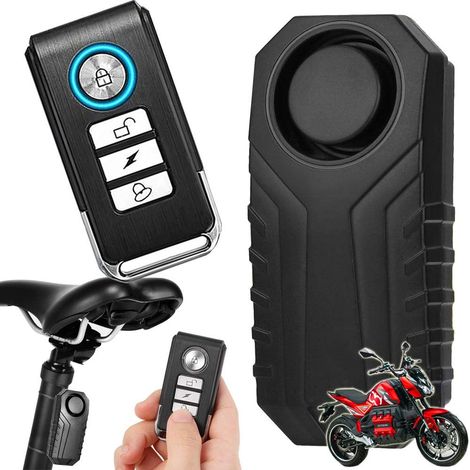 Alarme de moto, vélo, antivol, klaxon, sécurité, télécommande