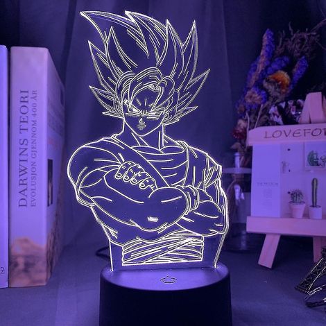 Lampe de chevet LED Dragon Ball S3D pour chambre d'enfant