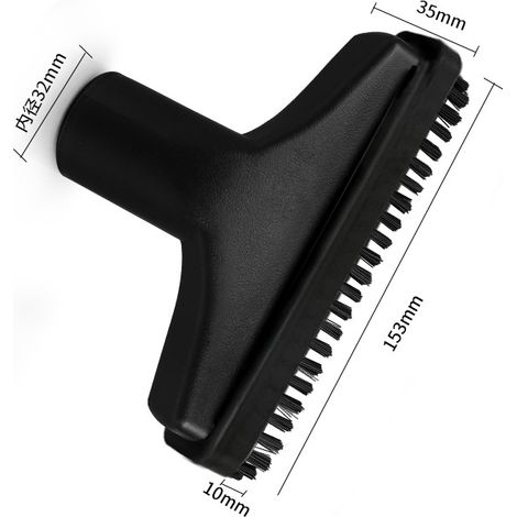 Convient aux accessoires d'aspirateur Midea, petite brosse carrée en PP, tête d'aspiration pour canapé, diamètre intérieur 32 mm. (1/4)
