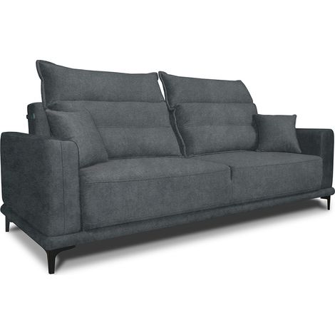 Sofa Caprioli, Anthrazit, 236 cm, Vitalispa (1/5)