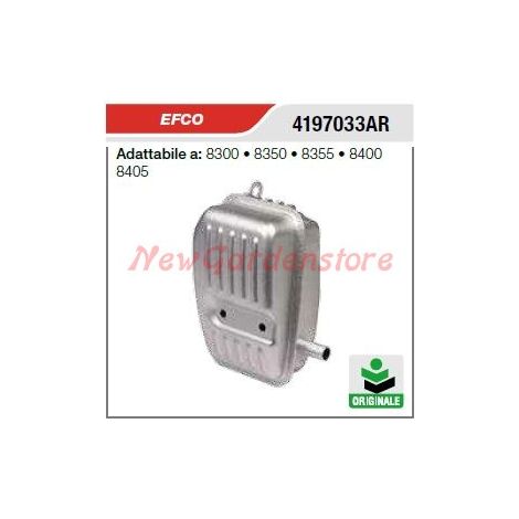 Silenciador silenciador EFCO motosierra EFCO 8300 8350 8355 8400 8405 4197033AR