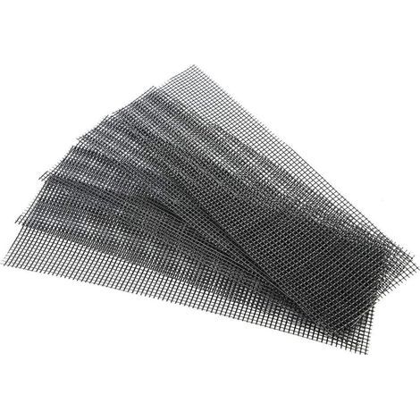 Set mit 5 schwarzen Drainagegittern für Blumentöpfe – 30 x 10/20 cm (1/5)