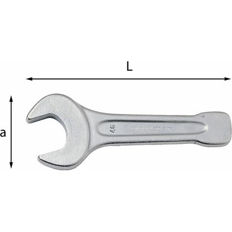 CHIAVE A FORCHETTA SEMPLICE A PERCUSSIONE 249 27 MM