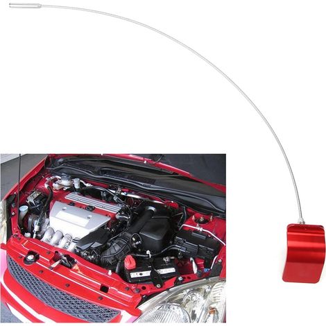 Jauge d'huile moteur modifiée pour Honda K20 rouge (1/5)