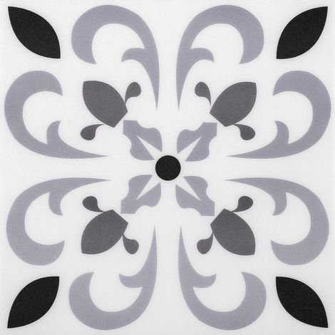Lot de 20 autocollants de sol auto-adhésifs, 20 cm x 20 cm, carreaux de sol à décoller et à coller, autocollant mural auto-adhésif, épaisseur 0,8 mm (1/5)