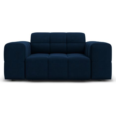 Fauteuil en velours bleu roi (1/5)